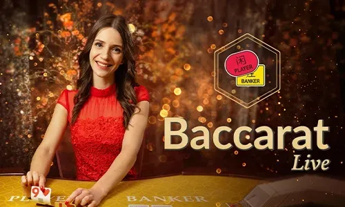 Live dealer dealing cards in a casino